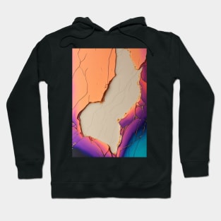 Beneath The Surface - Abstract Alcohol Ink Resin Art Hoodie